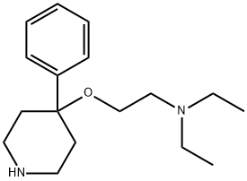 diethyl[2-[(4-phenylpiperidin-4-yl)oxy]]ethylamine Struktur