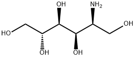 5-aminohexane-1,2,3,4,6-pentol Struktur