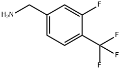 3-FLUORO-4-(TRIFLUOROMETHYL)BENZYLAMINE Struktur