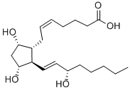 (+-)-PGF2-alpha Struktur