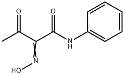 (2Z)-2-(HYDROXYIMINO)-3-OXO-N-PHENYLBUTANAMIDE Struktur