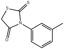 3-(3-methylphenyl)-2-sulfanylidene-thiazolidin-4-one Struktur