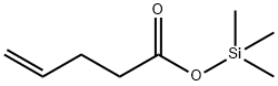 4-Pentenoic acid, trimethylsilyl ester Struktur