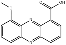 9-Methoxy-1-phenazinecarboxylic acid Struktur