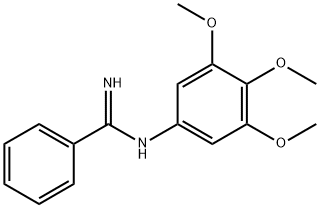 N-(3,4,5-Trimethoxyphenyl)benzamidine Struktur