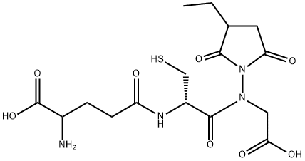 N-ethylsuccinimido-S-glutathione Struktur