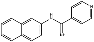 N-(2-Naphtyl)isonicotinamidine Struktur