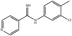 N-(3-Chloro-p-tolyl)isonicotinamidine Struktur