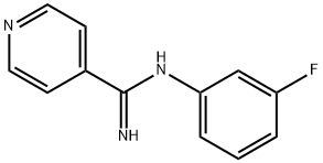 N-(m-Fluorophenyl)isonicotinamidine Struktur