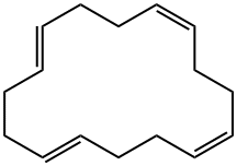 1,5,9,13-Cyclohexadecatetrene Struktur