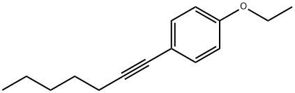 Benzene, 1-ethoxy-4-(1-heptynyl)- (9CI) Struktur