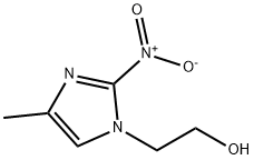 4-Methyl-2-nitro-1H-imidazole-1-ethanol Struktur