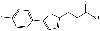 3-[5-(4-FLUORO-PHENYL)-FURAN-2-YL]-PROPIONIC ACID Struktur