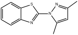 2-(3,5-Dimethyl-1H-pyrazol-1-yl)benzothiazole Struktur