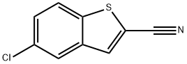 5-Chloro-1-benzothiophene-2-carbonitrile Struktur