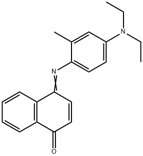 4-[[4-(diethylamino)-2-methylphenyl]imino]naphthalen-1(4H)-one  Struktur