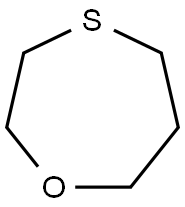 Tetrahydro-5H-1,4-oxathiepin Struktur