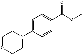 4-(N-MORPHOLINO)-BENZENE METHYLCARBOXYLATE Struktur