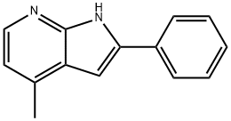 4-Methyl-2-phenyl-1H-pyrrolo[2,3-b]pyridine Struktur