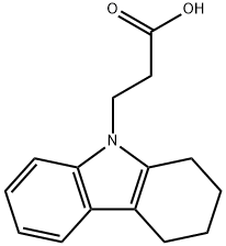 9-(2-CARBOXYETHYL)-1,2,3,4-TETRAHYDROCARBAZOLE Struktur