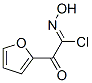 2-Furanethanimidoyl chloride, N-hydroxy-alpha-oxo- (9CI) Struktur