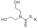 POTASSIUMBIS(2-HYDROXYETHYL)DITHIOCARBAMATE Struktur