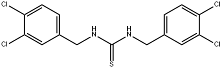 1,3-Bis(3,4-dichlorobenzyl)thiourea Struktur