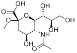 2-O-METHYL-ALPHA-D-N-ACETYLNEURAMINIC ACID Struktur