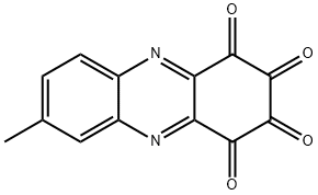 7-Methyl-1,2,3,4-phenazinetetrone Struktur