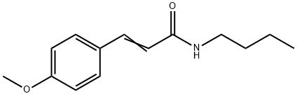 N-Butyl-3-(4-methoxyphenyl)propenamide Struktur