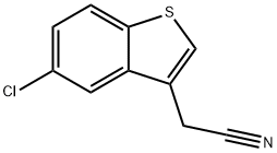 5-CHLOROTHIANAPHTHENE-3-ACETONITRILE Struktur