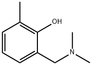 2-((DIMETHYLAMINO)METHYL)-6-METHYLPHENOL Struktur