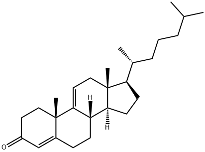 Cholesta-4,9(11)-dien-3-one Struktur