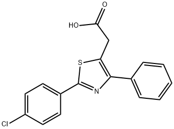 2-[2-(4-CHLOROPHENYL)-4-PHENYL-1,3-THIAZOL-5-YL]ACETIC ACID price.