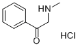 2-METHYLAMINO-1-PHENYL-ETHANONE HYDROCHLORIDE Struktur