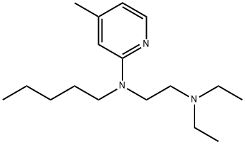 N-[2-(Diethylamino)ethyl]-N-pentyl-4-methyl-2-pyridinamine Struktur