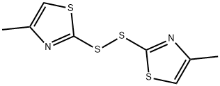 2,2'-DITHIOBIS(4-METHYLTHIAZOLE) Struktur