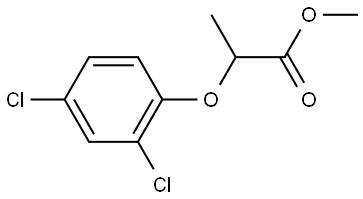 methyl (±)-2-(2,4-dichlorophenoxy)propionate  Struktur