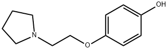 PHENOL , 4-[2-(1-PYROLIDINYL)ETHOXY]-(9CI) Struktur