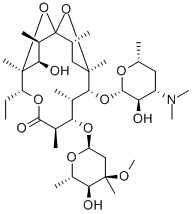 ANHYDROERYTHROMYCIN A Struktur