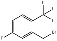 5-FLUORO-2-(TRIFLUOROMETHYL)BENZYL BROMIDE Struktur