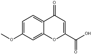 4H-1-BENZOPYRAN-2-CARBOXYLIC ACID, 7-METHOXY-4-OXO- Struktur