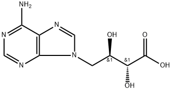 4-(9-ADENYL)-D-ERYTHRO-2,3-DIHYDROXYBUTYRIC ACID Struktur