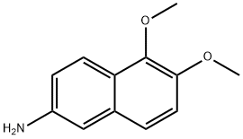 5,6-Dimethoxy-2-naphthalenamine Struktur