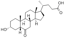 3Α-羥基-6K-5Β-膽甾烷-24-酸, 2393-61-5, 結(jié)構(gòu)式