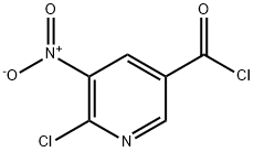 6-CHLORO-5-NITRONICOTINOYL CHLORIDE 結(jié)構(gòu)式