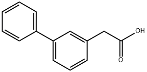 BIPHENYLACETICACID Struktur