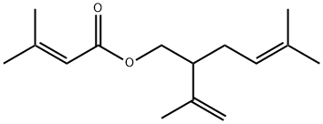 (+/-)-LAVANDULYL SENECIOATE Structure