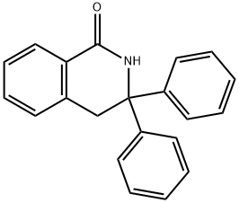 3,4-Dihydro-3,3-diphenyl-1(2H)-isoquinolinone Struktur