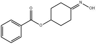 Benzoic acid 4-hydroxyiminocyclohexyl ester Struktur